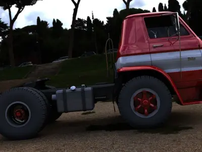 DODGE L700 TILT CAB TRUCK 1969 3D model