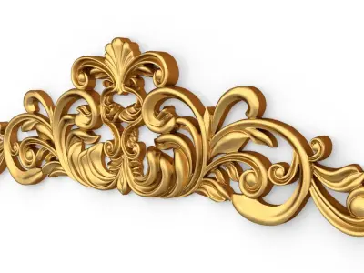 Classic decor ornament 05 3D print model