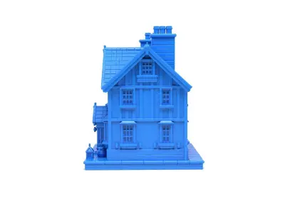English House 2 3D print model