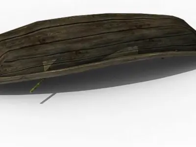 Game Pier - Fishing Boat 2702 3D model