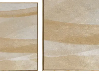 6 Abstract Frames Set 003 3D model