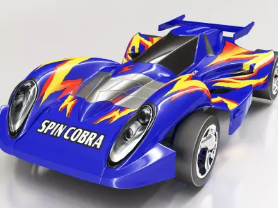 3dmax2018minicar 3D model