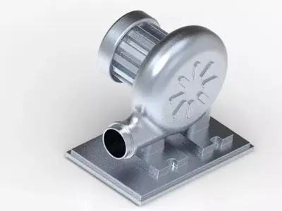 Electric Air Blower 3D print model