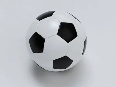 Photo Realistic Soccer Ball 3D model