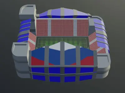 Football Stadium - Holland Low-poly 3D model