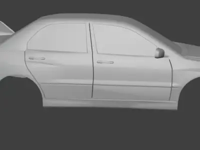 3D Printable JDM Rally Sport Sedan -1-30 Scale Performance RC 3D print model