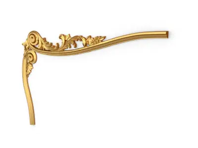 Classic carved decor ornament 393 3D model