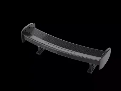 spoiler tuning part auto moto  3D model