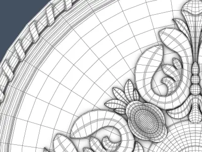 Ceiling Medallion 3D model get