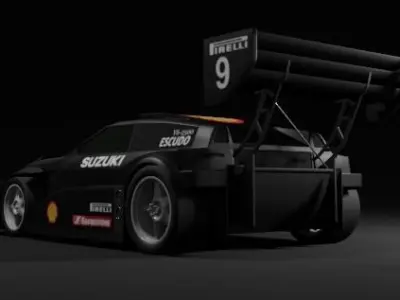 Suzuki Escudo Pikes Peak  Low-poly 3D model