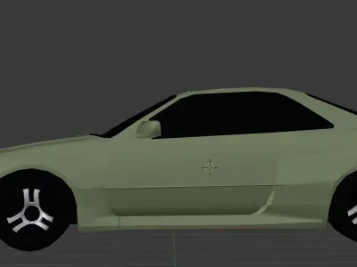 2002 Nissan Skyline GT-R Vspec II Nur Low-poly 3D model