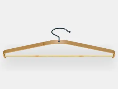 HOSVANS clothes hanger Low-poly 3D model