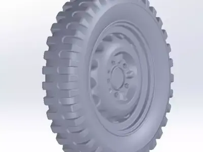 Ba 64 Wheel 3D print model