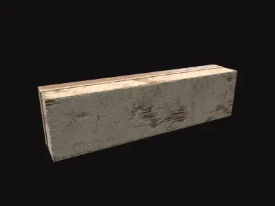 Medieval Ground Layout V02 Low-poly 3D model