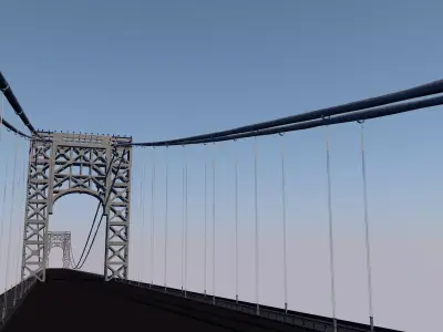Washington Bridge 3D model