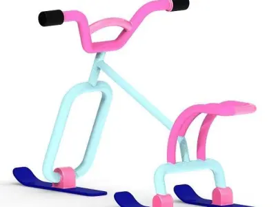 Skating Snow Bike 3D print model