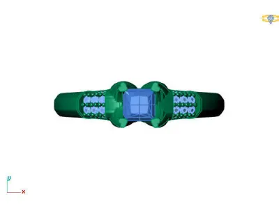 Women Ring 3DM Womens Ring 3d models 3D print model 3D print model 65