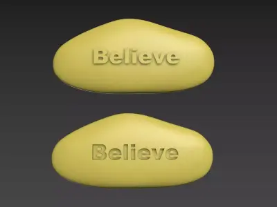 Stone Decor Mascot Amulet Believe 3D print model