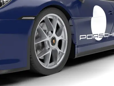 Porsche 911 S-T 2024 3D model