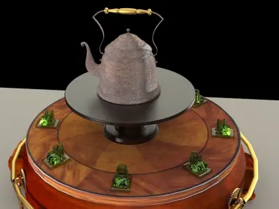 Chinese tea pot 3D model