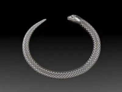 Snake Symbol of Rebirth Free 3D print model Free 3D print model