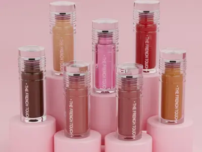 Cosmetic Lip Essentials Set Collection 3D model