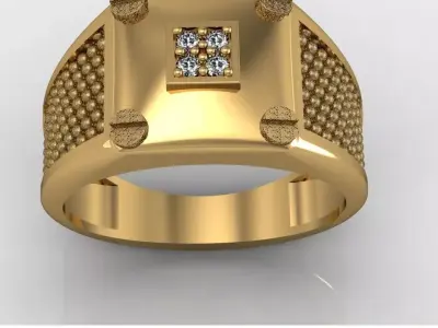 50 plus Mens Luxury Ring Collection  3D print model