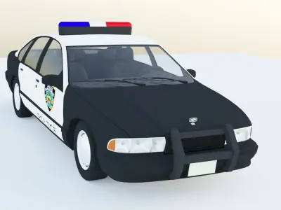 City Police Car  3D model