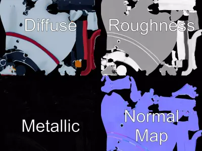 Festive Snowman model pack Low-poly 3D model