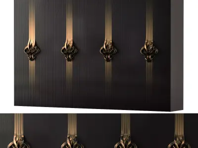 Luxury Wardrobe 3d model Low-poly 3D model