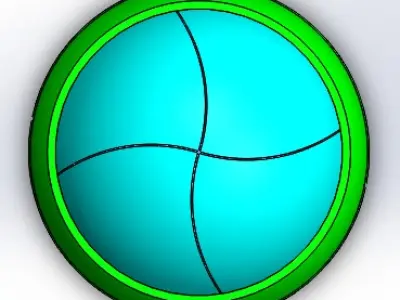 D50B4V01 Iris ball shutter mechanism 3D print model