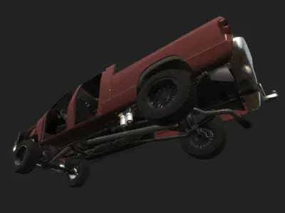 2007 DODGE RAM 2500SRW MEGA CAB 3D model