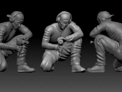 mechanic crew 3D print model