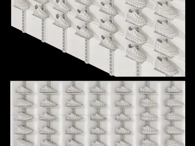 sports shoe store 3D model