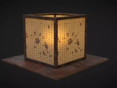 Lantern Low-poly 3D model