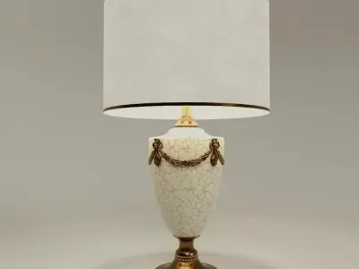 Luxury Table Lamp 3D Model 3D model
