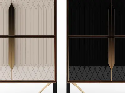 Capital Collection PRISMA Highboard 3D model