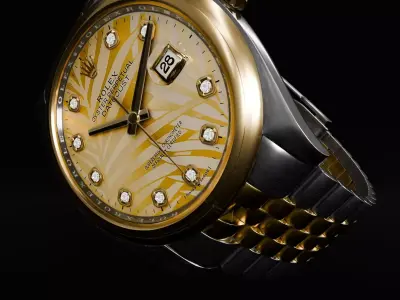 ROLEX Datejust 36 Golden Palm Domed Jubilee 3D model