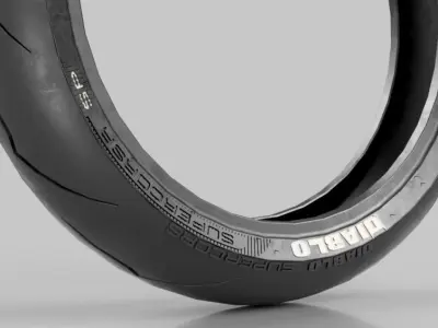 Pirelli Diablo Supercorsa SP  Low-poly 3D model