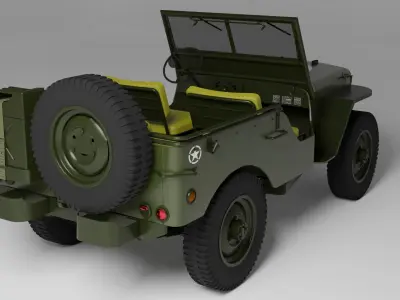 Jeep Wills 3D model