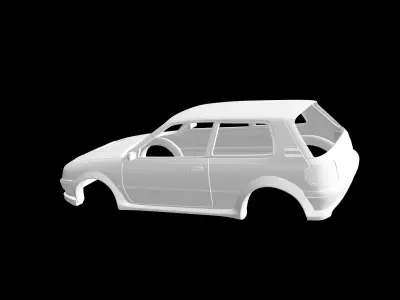 Toyota Corolla GT custom  3D print model