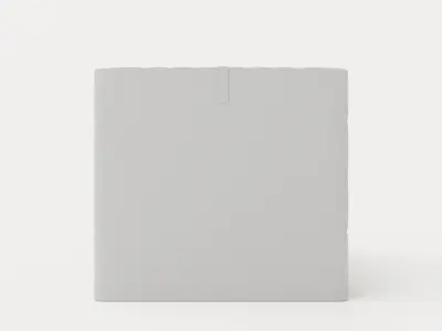 Lucky Continental Bed 120x200skum Low-poly 3D model