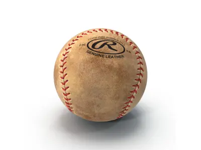 Baseball Ball Rawlings 3D model
