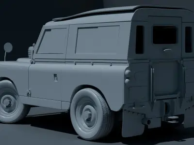 Land Rover car 3D model