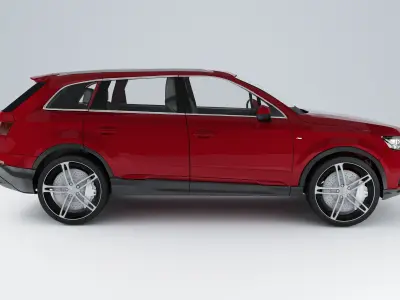  AudI Q7  2020 Low-poly 3D model