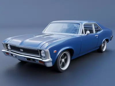 Chevrolet Nova SS 1969  3D print model