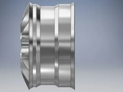 car rim Low-poly 3D model