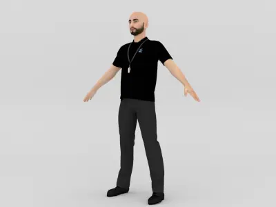 Game Coach 3D model