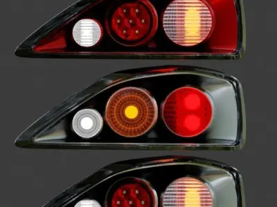 S15 Jun Yan Taillights Low-poly 3D model