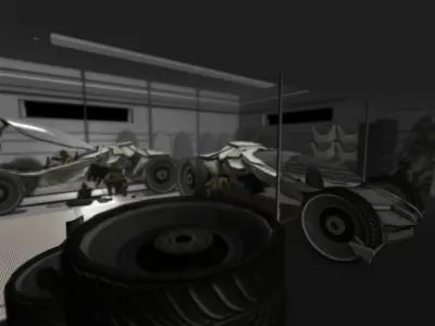 Workshop Render Scene Free low-poly 3D model